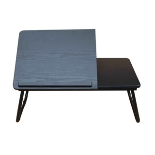 THINKIN โต๊ะวางโน๊ตบุ๊ค (60 CM,สีลายดำ) รุ่น ONU-CM15602BG