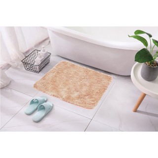 COZY พรมเช็ดเท้าขนนุ่ม รุ่น LOBBY-04 ขนาด 40× 60× 2.5ซม. สีชมพูBy-AjuShop