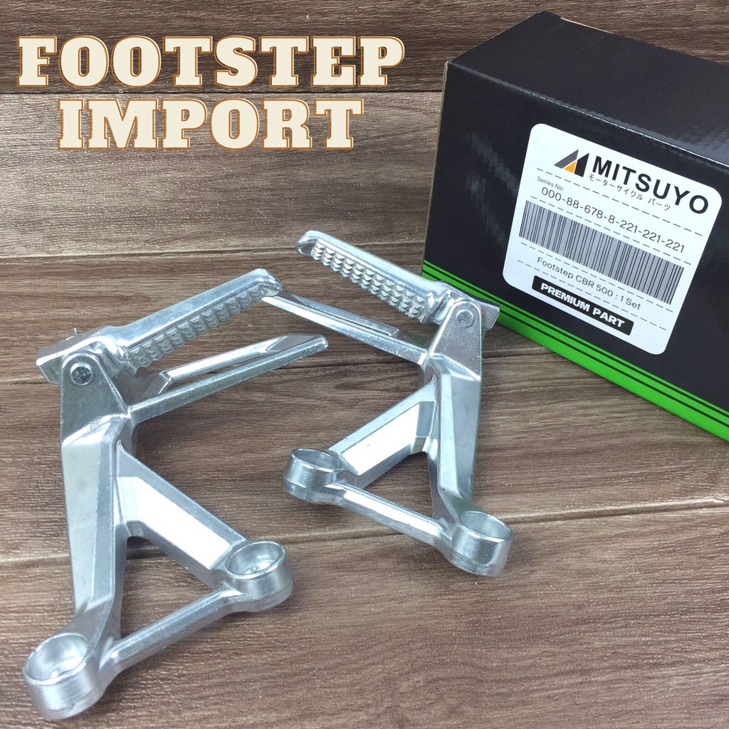 Fosttep FootStep Postep ด้านหลัง CB 500 650 Foot Step CBR 500 650 ชุดพักเท้านําเข้า