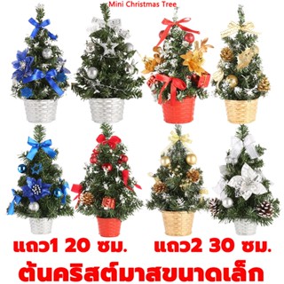 🎄christmas tree ขนาด 20/30 cm ต้นคริสมาสต์ขนาดเล็ก ต้นคริสต์มาสประดับตกแต่ง ของแต่งคริสมาส ของตกแต่งคริสต์มาส ปีใหม่