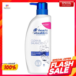 Head &amp; Shoulders เฮดแอนด์โชว์เดอร์ แชมพูขจัดรังแค สูตรคลีน แอนด์ บาลานซ์ 450 มล.Head &amp; Shoulders Head &amp; Shoulders Anti-D