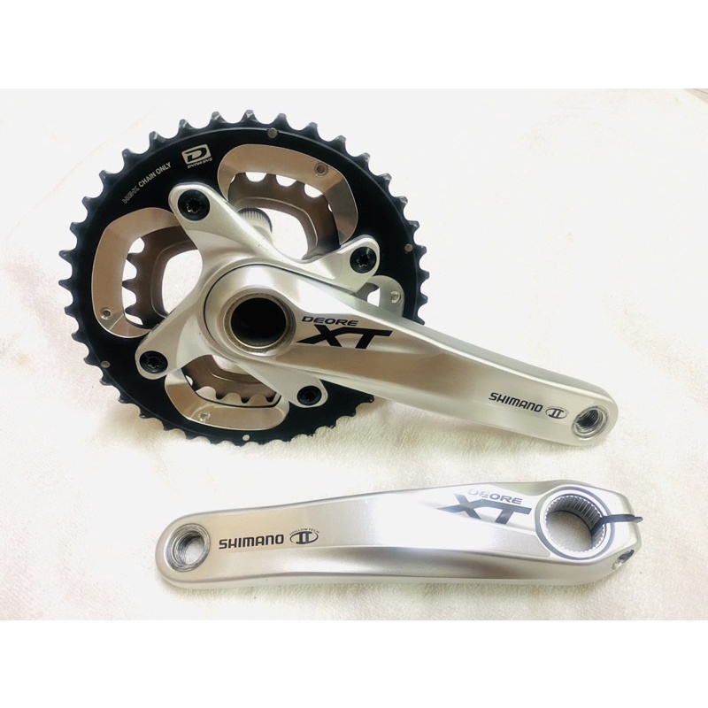 จานเสือภูเขา Shimano XT M785 2 ใบ 40/28T 10 สปีด มือสอง