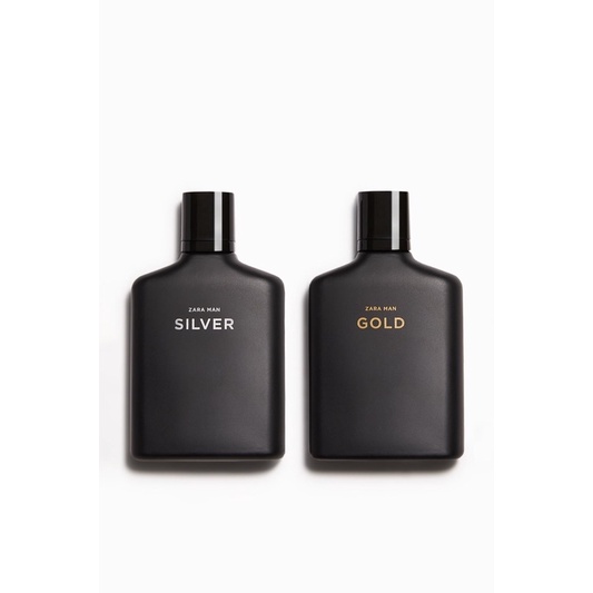 🔔ZARA MAN SILVER EDT 100 ML + ZARA MAN GOLD EDT 100 ML.