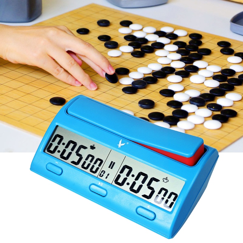 PQ9912 New Chess Clocks Electronic Alarm Stop Timer Professional Portable Digital Chess Pieces Board Games Count Up Down