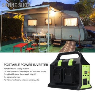 Satine Shop อินเวอร์เตอร์พาวเวอร์ 300W พร้อมเอาท์พุท Usb แบตเตอรี่ 18V