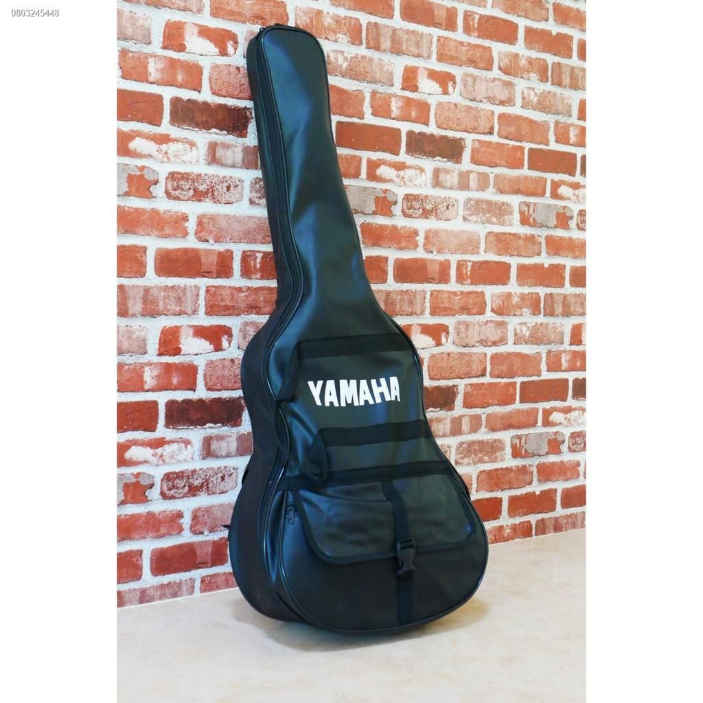 จัดจัดส่งเฉพาะจุด จัดส่งในกรุงเทพฯ🎥 Yamaha กระเป๋ากีต้าร์โปร่ง แบบหนัง บุฟองน้ำ ขนาด 41 นิ้ว (สีดำ) กระเป๋ากีต้าร์ยามาฮ
