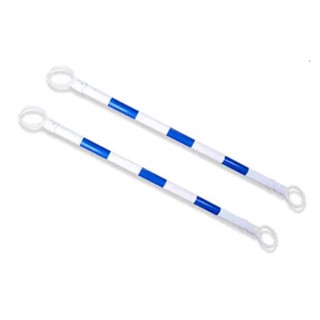 ท่อกั้นกรวยจราจร สีขาว-น้ำเงิน 120-220 Cm.