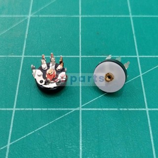 โพเทนชิโอมิเตอร์ วอลลุ่ม วิทยุ เครื่องขยายเสียง Radio Potentiometer Power Amplifier B10K B50K #RV12MM-ขางอ 90 (1 ตัว)