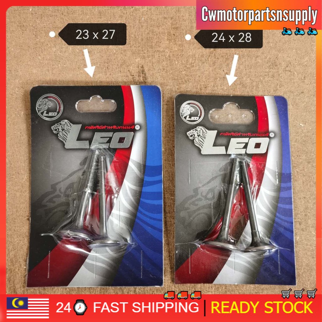 LEO ชุดวาล์ว RACING EX5 EX5 DREAM 23X27 24X28 RACING ชุดวาล์ว LEO