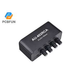 Pcbfun พรีแอมป์เครื่องเล่นแผ่นเสียง ขนาดเล็ก พร้อมอินพุต RCA เข้าได้กับเครื่องเล่นแผ่นเสียง และสัญญาณเสียง