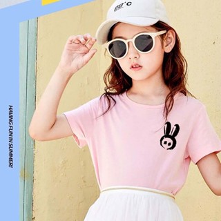 K-2375-SHORT 7สี เสื้อยืดแขนสั้นเด็กลายการ์ตูนน่ารัก ผ้านุ่มใส่สบาย ลายเยอะ สีครบ ไซส์ครบ **ปลีก-ส่*ง*