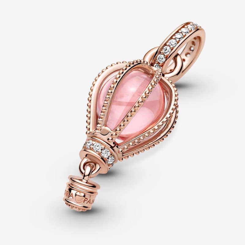 [พร้อมส่งทีไทย]Pandora สร้อยคอ สร้อยคอพร้อมจี้ บอลลูน Sparkling Hot Air Balloon Necklaceของขวัญสำหรับคนพิเศษของแท้P27P28