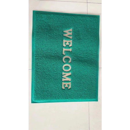 พรมไวนิลดักฝุ่น welcome Size 60x80cm