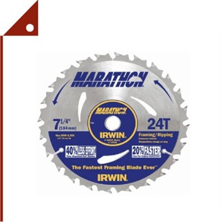 IRWIN : IRW24030* ใบเลื่อย MARATHON Carbide Saw Blade, 7 1/4-inch