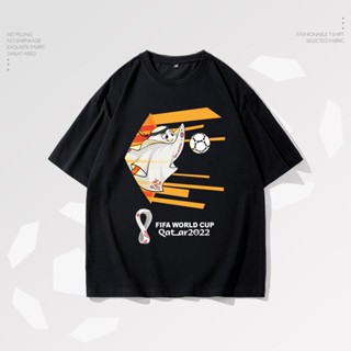 【hot tshirts】ใหม่ ฟุตบอลโลก 2022 กาตาร์ LA EEB เสื้อยืดคุณภาพสูงผู้ชาย2023