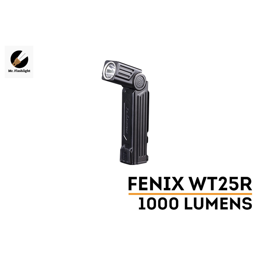ไฟฉาย Fenix WT25R สำหรับงานซ่อมบำรุง/ใช้งานทั่วไป/หัวหมุนได้ 105 องศา ท้ายแม่เหล็ก (ประกันศูนย์ไทย 3 ปี) (ออกใบกำกับภาษ