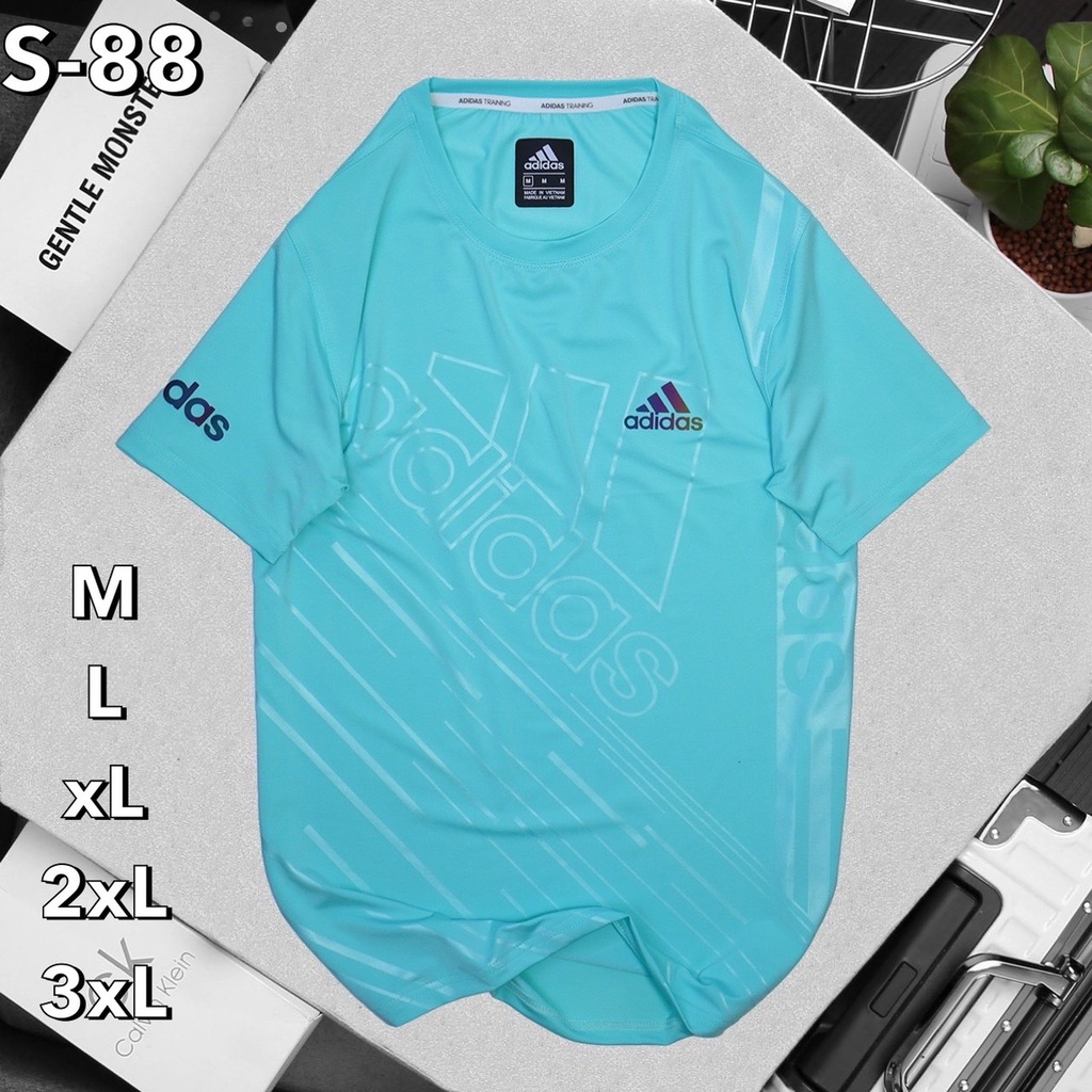 เสื้อผ้าผู้ชาย เสื้อยืดแขนสั้น คอกลม ผ้ากีฬา ใส่ออกกำลังกาย ใส่วิ่ง ใส่อยู่บ้าน ของมีพร้อมส่ง - รูปที่ 4