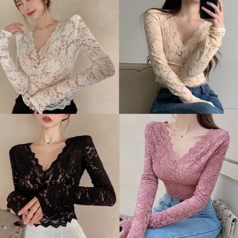 Lady_sakura 621/AG#เสื้อเเฟชั่นลุกไม่เเขนยาวไซด์มินิ#เสื้อลุกไม้เเขนยาว(ชีทรุ)เสริมฟองน้ำที่ไหล่
