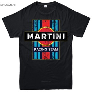 【Plus Size】เสื้อยืดคอกลม พิมพ์ลาย Martini Abarth Team Mcqueen สไตล์เรโทร สําหรับผู้ชาย