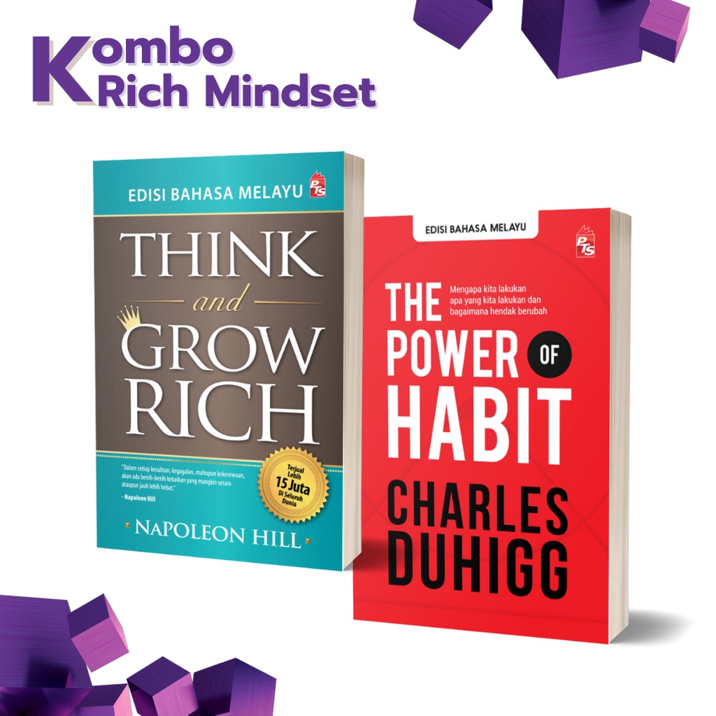 [BC] PTS: KOMBO Think And Grow Rich & พลังแห่งนิสัย (เอดิซีบาซา เมลยู) - นโปเลียน Hill & Charles Duh