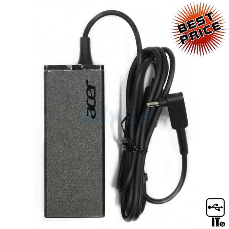 Adapter NB ACER (L, 3.0*1.1mm) 19V (45W) 2.37A 'GENUINE' อะแดปเตอร์สำหรับแล็ปท็อป สายชาร์ตโน๊ตบุ๊ค ป