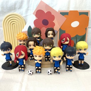 โมเดลฟิกเกอร์ PVC อนิเมะ BLUE LOCK Isagi Yoichi Chigiri Hyoma Q Version ของเล่น ของสะสม สําหรับเด็ก 6 ชิ้น ต่อล็อต