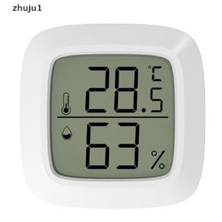 [zhuju1] เครื่องวัดอุณหภูมิในร่ม LCD ห้องดิจิทัล ไฮโกรมิเตอร์ มาตรวัดความชื้น เซนเซอร์บูติก