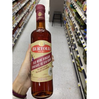 Red Wine Vinegar ( Bertolli Brand ) 500 Ml. น้ำส้มสายชูหมัก จากไวน์แดง ( ตรา เบอร์ทอลลี่ )