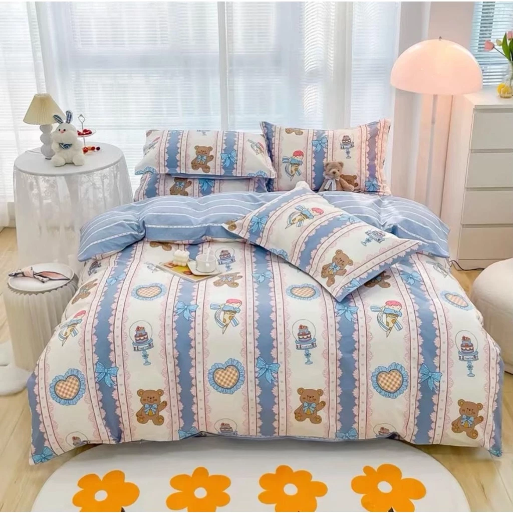 🎆พร้อมส่งทุกวัน🎆Sweetdream_By Nakin ผ้าปูที่นอน ครบชุด 6 ชิ้น มีทุกขนาด thumbnail 3