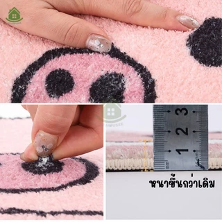 พรมเช็ดเท้า พรมเนื้อนุ่ม กันลื่น ขนาด50*80/40*60ซม มีหลายลาย แห้งไว ซึมซับน้ำได้ดี สไตล์มินิมอล ตกแต่งบ้าน HT HOUSEE