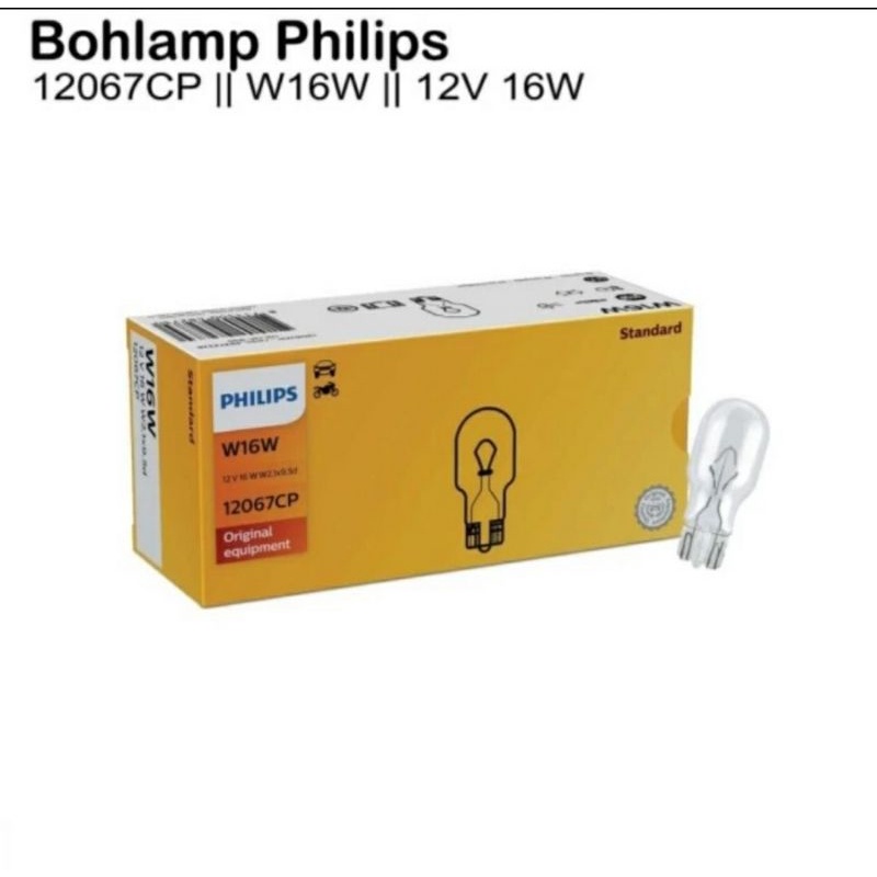 PHILIPS T15 / T 15 W16W 12V 16W Series Plug-in Bulb
