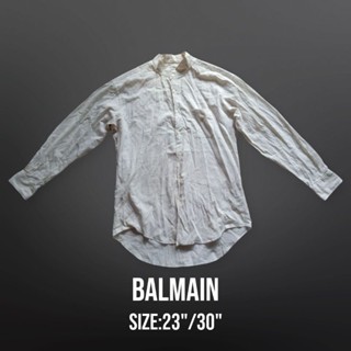 เสื้อเชิ้ตBalmianแท้ เสื้อเชิ้ตแบรนด์เนม เสื้อเชิ้ตมือสอง