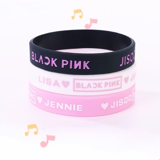 Blackpink สร้อยข้อมือพัดลม / สายรัดข้อมือซิลิโคน / ของขวัญ / เครื่องเขียนนักเรียน / วันเกิด