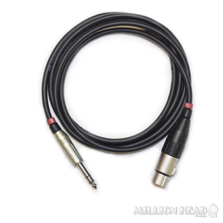 MH-Pro Cable : PXF002-ST3 by Millionhead (สายสัญญาณ แบบ XLR ตัวเมีย - TRS คุณภาพจาก Amphenol Connector และ CM Audio Cabl