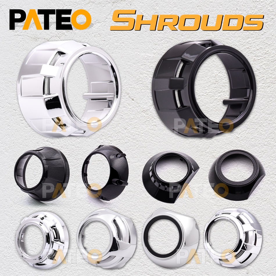 ฝาครอบเลนส์ไฟหน้า 2.5 นิ้ว 3 นิ้ว สําหรับโปรเจคเตอร์ LED HID WST Hella 3R G5 Koito Q5