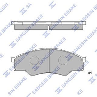 ผ้าดิสเบรคหน้า TOYOTA INNOVA 2.5 ดีเซล 2004- HILUX VIGO 2WD 4X2 ตัวเตี้ย 2004-2015 HI-Q