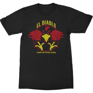 El Diablo Talladega Nights T-Shirt เสื้อยืดคอกลม เสื้อยืดแฟชั่น เสื้อยืด oversize