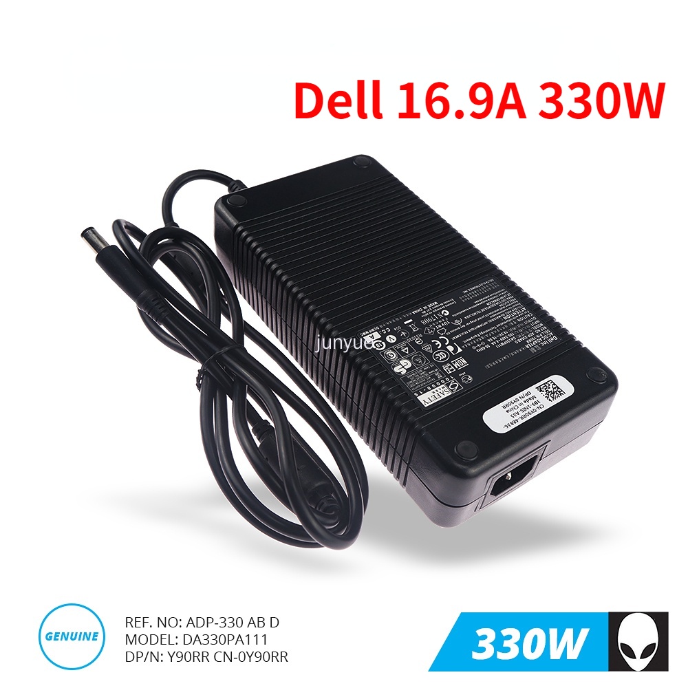 Dell 19.5V 16.9A 330W แล็ปท็อปอะแดปเตอร์ชาร์จสําหรับ Dell Alienware M18X R1 R2 R3 17 R1 R4 R5 X51 R2