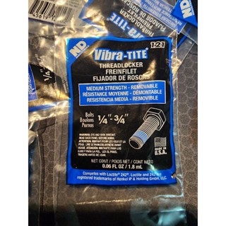 น้ำยาล๊อคเกลียว​ Vibra​-Tite​ Threadlocker​ Blue magic Made​ in​ USA​