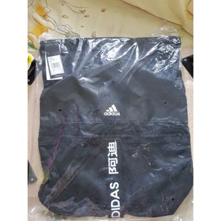 กระเป๋า adidas กระเป๋ายิม Adidas รุ่น 4ATHLTS GB สีดำ BLACK/BLACK/WHITE  กระเป๋ากีฬา กระเป๋าเป้ สะพายหลัง กระเป๋าหูรูด