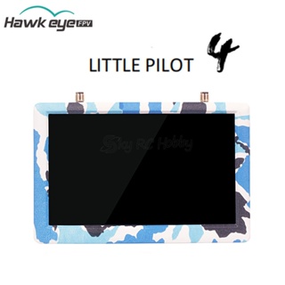 Hawkeye Little Pilot 4 5.8GHZ 48CH แบตเตอรี่ในตัว DVR ตัวรับสัญญาณคู่ 800X480 Led FPV มอนิเตอร์ สําหรับโดรนแข่งขัน