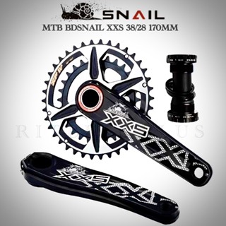 จานหน้า MTB BDSNAIL XXS 38/28 ขา170 แกน 24mm.