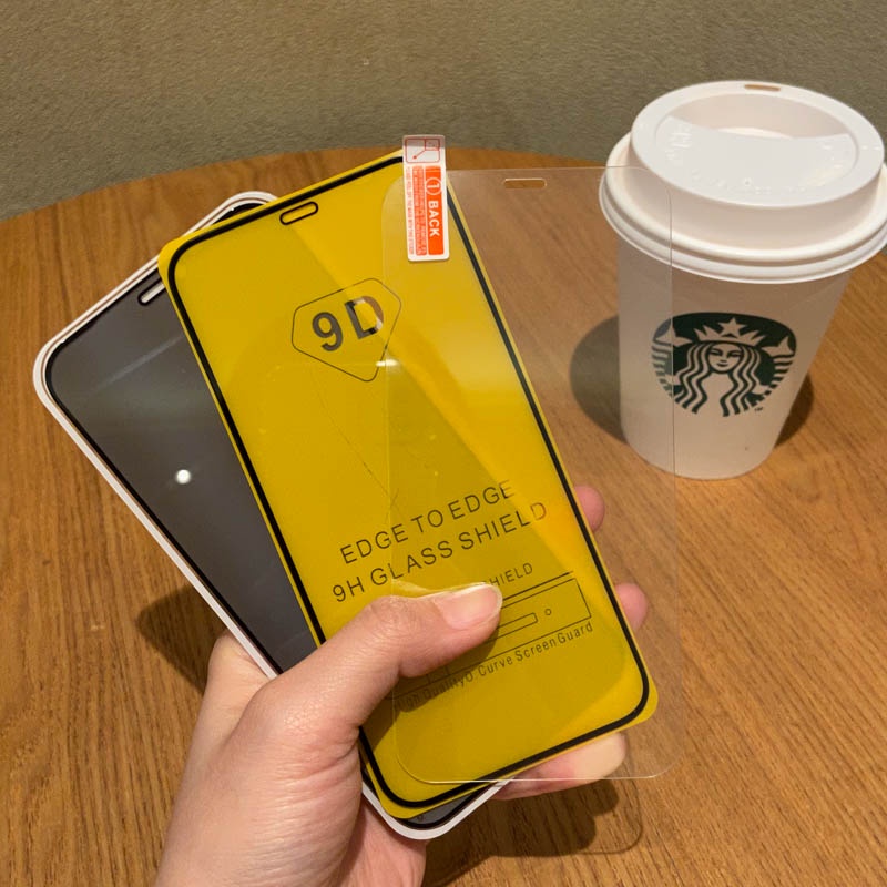 ฟิล์มกระจก iPhone 16 PRO MAX เต็มจอ 9D ของแท้! เคสโทรศัพท์มือถือ สําหรับ Iphone 16 15 14 Pro Max 13 Pro Max 14 13 12 11