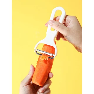 MUSI HOME【ราคาถูก】KM00002 มีดปอก มีดสไลด์ ที่ขูดมะละกอ แครอท ที่ปอกเปลือกผักผลไม้