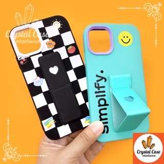 Oppo A15 Reno8 5G เคสมือถือประกบ 2ชิ้น นิ่ม TPU พิมพ์ลายการ์ตูนติดขาตั้งแม่เหล็ก ตั้งได้ พับเก็บเรียบเนียนไม่แกะกะ