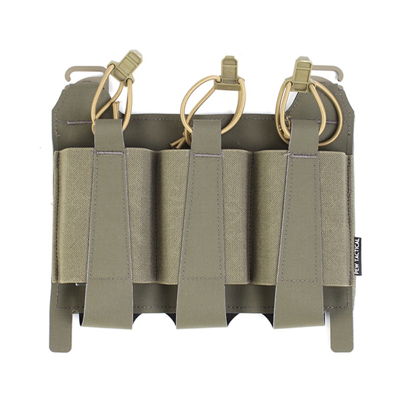 [หุ้นล่าสุด] PEW Tactical Triple 556 Mag Pouch FERRO Style TEAR Front Flap สําหรับ FCPC V5 Tactical 