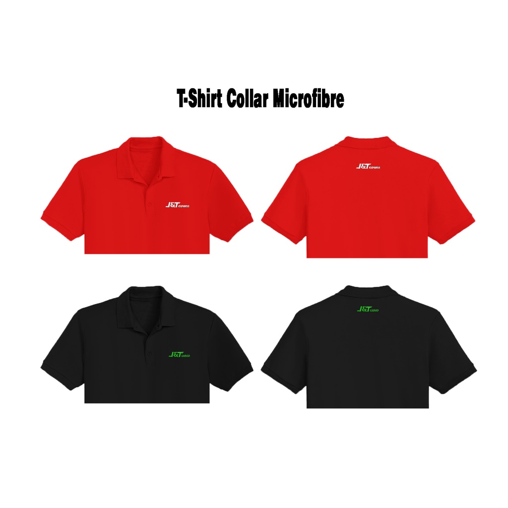Baju J&T Express เสื้อยืดคอปก Microfibre J&T EXPRESS / เสื้อยืดคอปก Microfibre J&T CARGO