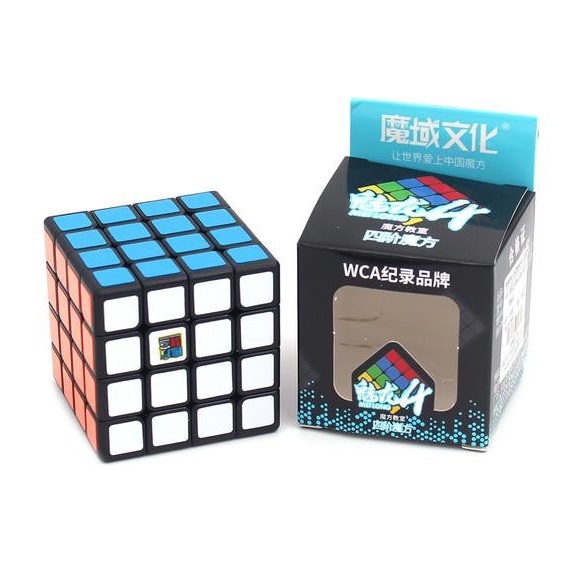 รูบิค 4x4 รูบิค ของแท้ อย่างดี rubik 4x4 rubiks race Moyu Meilong 4x4 Black moyu cube rubix cube Sha