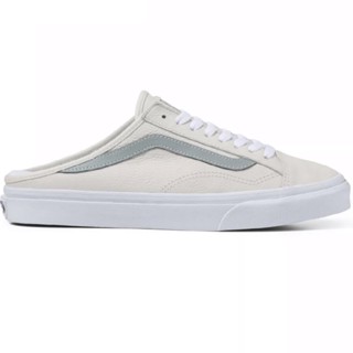 VANS STYLE 36 MULE LEATHER TRUE WHITE GREEN MILIEU SNEAKERS สินค้ามีประกันแท้
