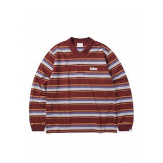 🇰🇷 พรี Thisisneverthat Striped Rugby Shirt